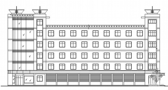 萧山装修施工资料下载-[萧山]某公司五层综合楼建筑结构施工图