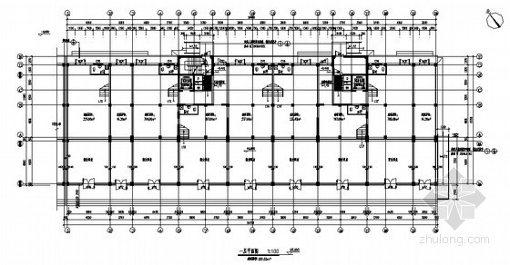 [绥中县]某十八层小区一号商业住宅楼建筑施工图-平面 