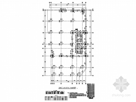 34层办公楼资料下载-[四川]地上10层框架-剪力墙结构办公楼结构施工图（地下三层）