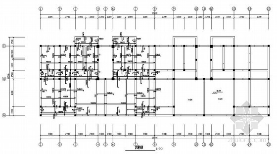 毕业设计土木工程办公楼资料下载-[学士]六层框架结构办公楼毕业设计（含计算书，建筑、结构图）