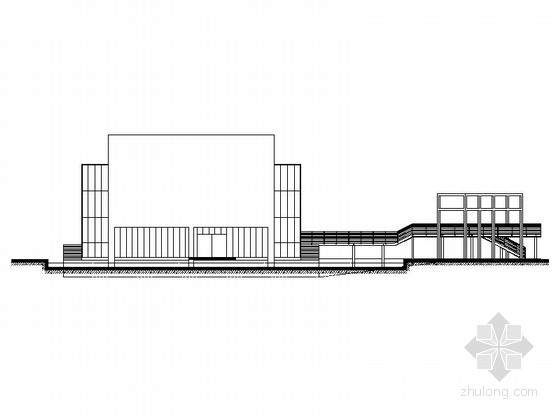 建筑施工图设计售楼资料下载-[广东]多层现代风格售楼中心建筑设计施工图（新颖幕墙 含实景图）