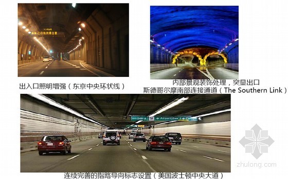 《城市地下道路工程设计规范》CJJ 221-2015规范解读（图文并茂 案例丰富）-国外提高分流出口识别效果措施 