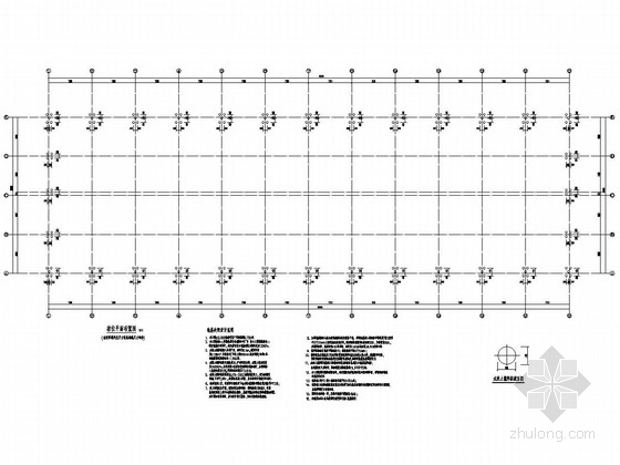 钢结构层架资料下载-26米跨门式刚架钢结构食品公司厂房结构施工图