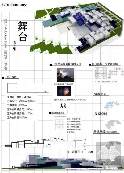 revit某全国大学生设计竞赛获奖作品（一等奖）- 