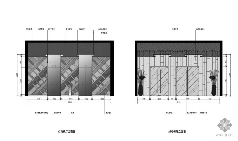 某商业公共空间室内设计图（含效果）_2