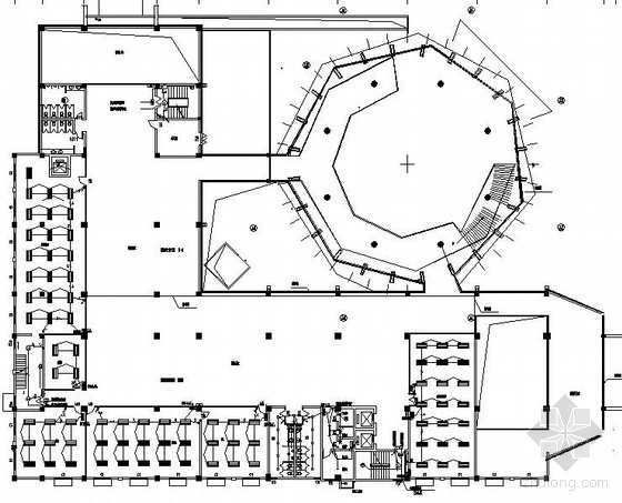 2层办公楼电气图资料下载-某六层办公楼电气图纸