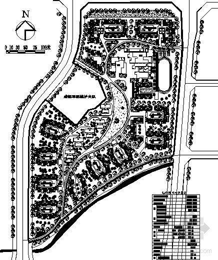 服务区修建性规划文本资料下载-[新都]某家园小区A区修建性详细规划