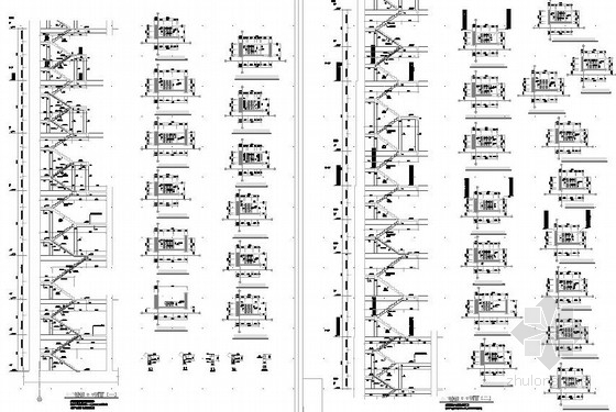 74层框筒+59层框剪双塔及裙房结构施工图- 