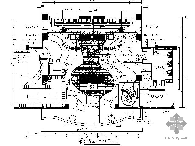 SPA浴池施工图资料下载-[深圳]某顶级桑拿SPA空间施工图