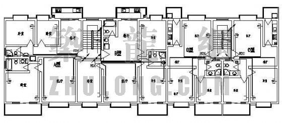 多层办公建筑电气设计资料下载-某多层住宅电气设计