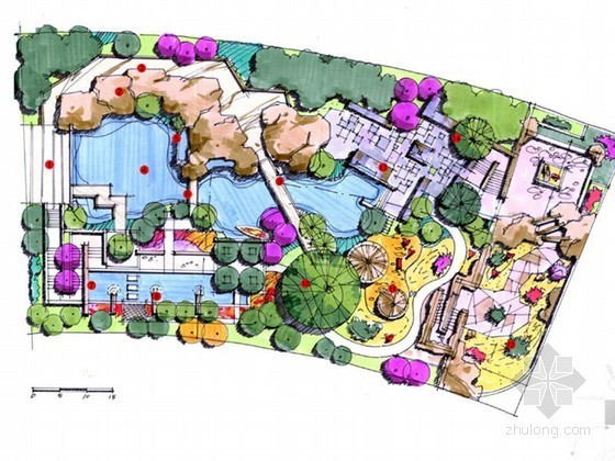 景观园路设计方案资料下载-室内植物园景观设计方案