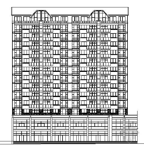 彼得艾森曼的六号住宅资料下载-青岛景苑六号楼建筑施工图