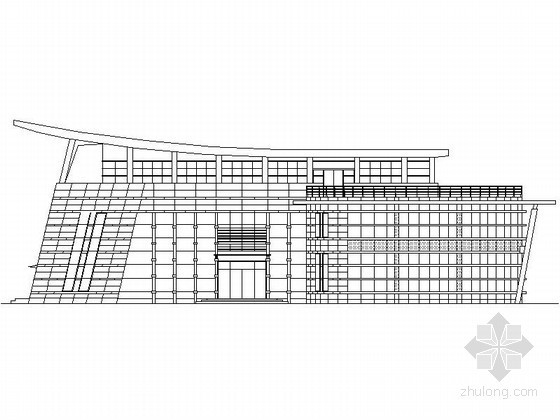 警察实战训练大楼施工图资料下载-某市公安局三层办公大楼建筑施工图