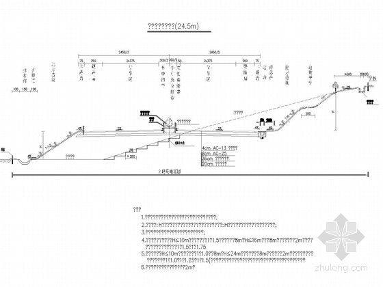 铁路边坡护坡图资料下载-[湖北]一级公路路基路面设计图192张（含排水边坡防护）