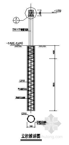 内支撑体系设计图资料下载-某医院综合楼基坑工法桩结合内支撑体系施工设计图
