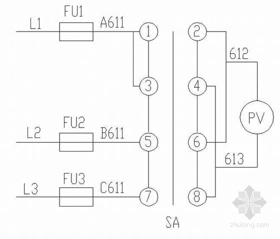 空调控制电气原理图资料下载-空调恒温恒湿控制原理图