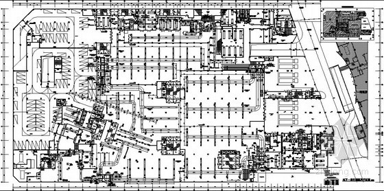 湖南暖通设计图资料下载-[湖南]大型购物中心暖通空调施工图