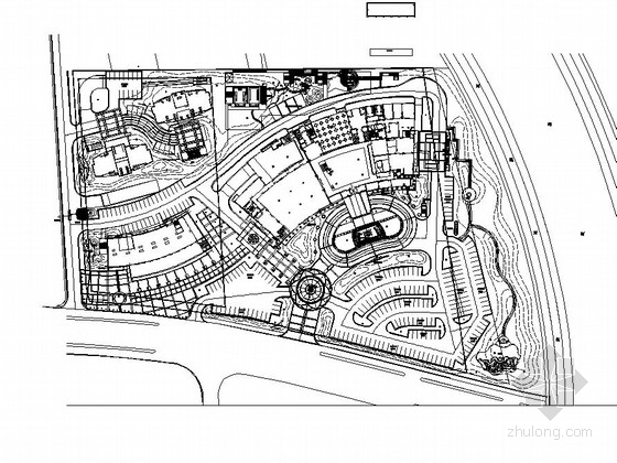 景观总图cad资料下载-[宁波]豪华酒店室外环境园林景观施工总图