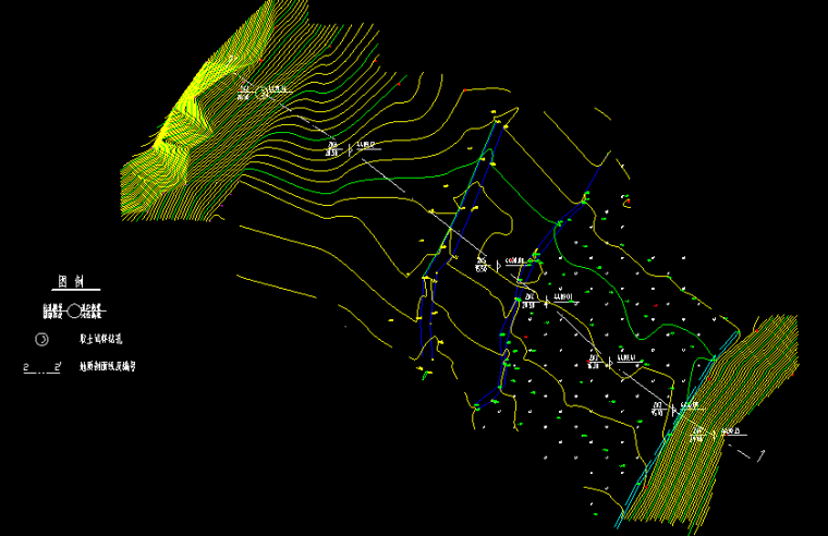 空压站管道设计图资料下载-水电站勘探及钻孔设计图