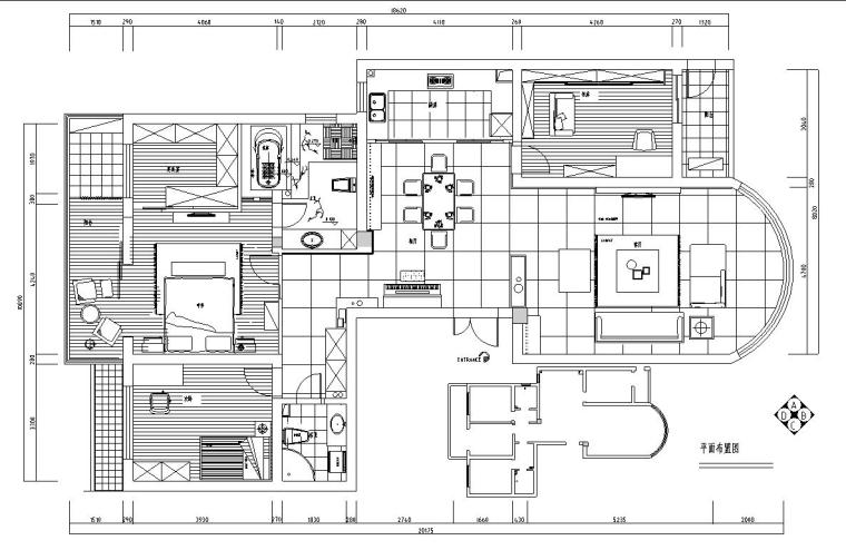 现代风格厨房装修图资料下载-现代风格室内施工图设计（含实景照片）