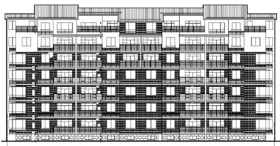 9层商业住宅建筑施工图资料下载-七层住宅建筑施工图