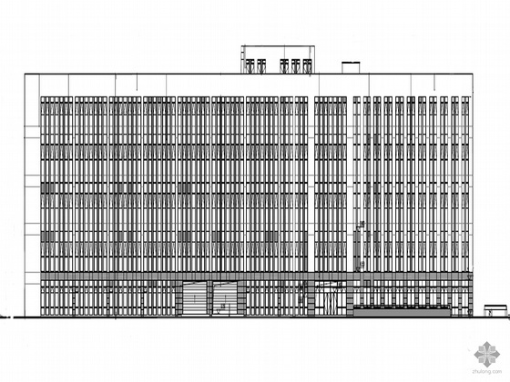 图书馆建筑设计pdf案例资料下载-[大岭山镇]某图书馆建筑施工套图（PDF版本）