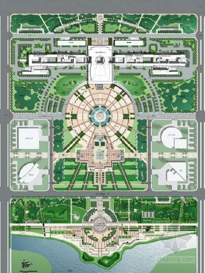 美国广场绿化景观资料下载-[徐州]广场绿化环境景观设计方案