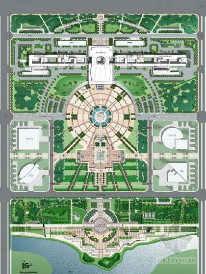 环境广场设计资料下载-[徐州]广场绿化环境景观设计方案