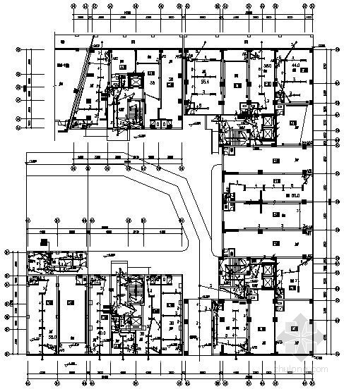 商住楼建筑结构全套图纸资料下载-某十八层商住楼全套电气图纸