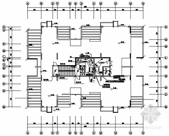 二十二层商住两用楼电气施工图纸- 