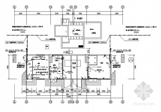 变压器低压系统图资料下载-化验、变压器、液压室电气图