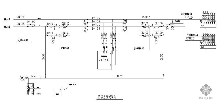 空气源热泵工作原理图资料下载-地源热泵系统原理图