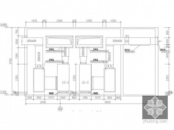 空调机房剖面图