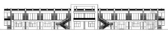 二层食堂建筑资料下载-某二层食堂建筑方案图