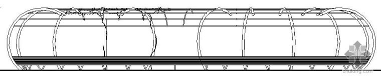 弧形钢管管施工资料下载-弧形廊施工详图