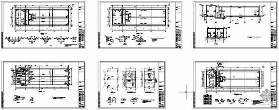 消防水泵房及水池图纸资料下载-某消防水泵房结构设计图