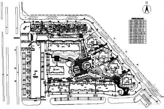 小区总平面图建筑施工图资料下载-某小区电气总平面图