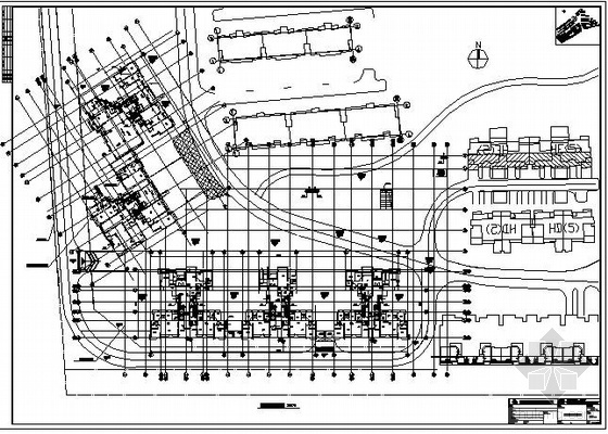 塞伊奈约基市图书馆平面资料下载-东莞市某高层建筑通风平面图