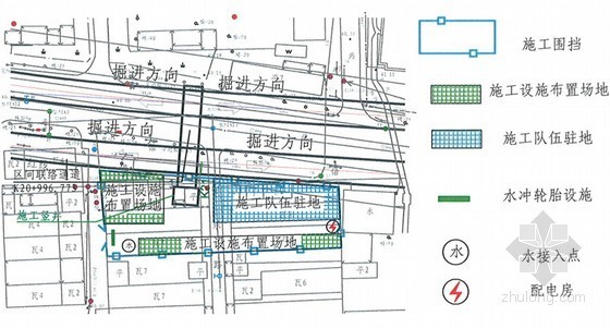 道路下沉通道施工组织设计资料下载-[北京]明挖顺作法地下两层三跨车站矿山法暗挖马蹄形区间隧道施工组织设计321页