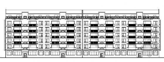 底商住宅楼外立面效果图资料下载-六层底商住宅楼建筑方案