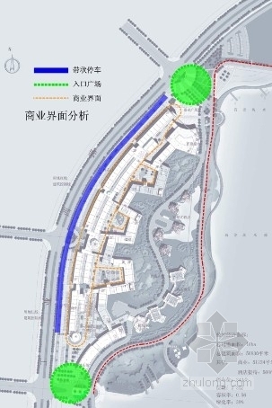 [广东]现代风格大型商业综合区规划设计方案文本（含CAD）-商业综合区分析图