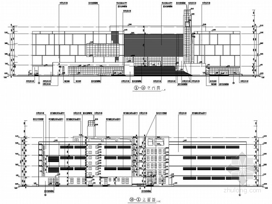 4层建筑图纸带计算书资料下载-西南重点大学框架抗震墙结构教学示范楼结构施工图（含建筑图、计算书）