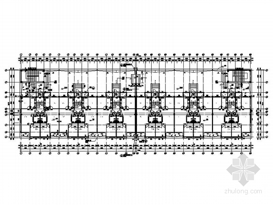 [吉林]6层中式风格高档公寓设计施工图-6层中式风格高档公寓设计平面图