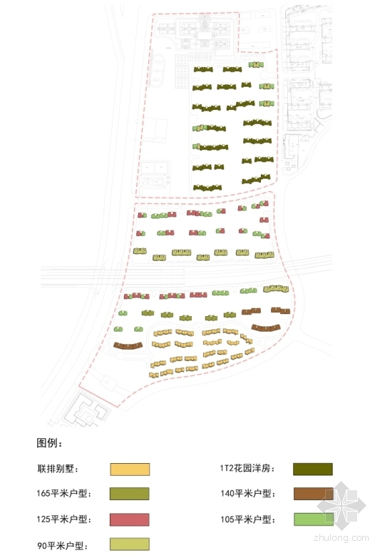 [山东]欧式风格高端住宅区规划设计方案文本（2个地块）-欧式风格高端住宅区规划设计分析图