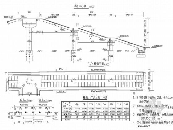 钢混结合梁天桥资料下载-预应力砼吊装箱梁人形天桥梯道设计套图