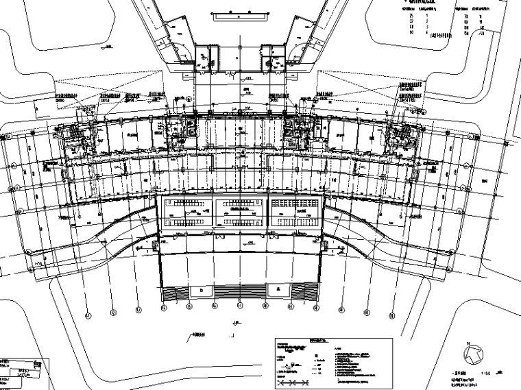 游客服务中心建筑设计说明资料下载-启东市行政综合服务中心给排水系统施工图（CAD）