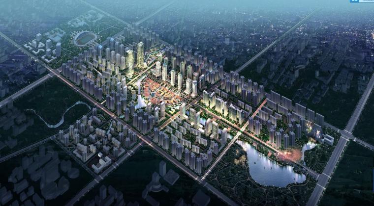 上海古北新城黄金城资料下载-[重庆]重大学城中央商务区策划及城市设计