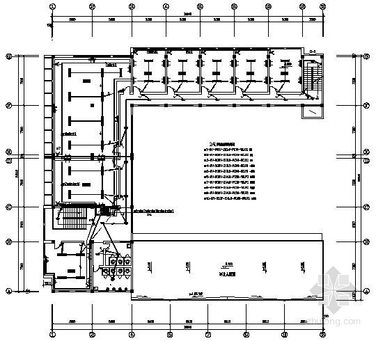 12层办公综合楼图纸资料下载-两层办公综合楼电气施工图纸