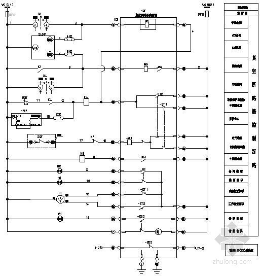 计量柜二次图资料下载-深圳某工厂中置柜电气设计图