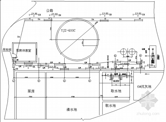 人工湿地污水治理图资料下载-热电厂污水治理电气施工图